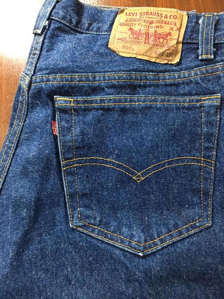 Levi's 501xx ก้านดำ Made in USA ปี 1990 เอว 31 ยาว 28