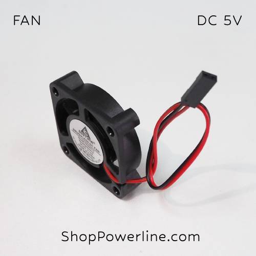 พัดลม Fan DC5V 40x40x10mm (2wire)