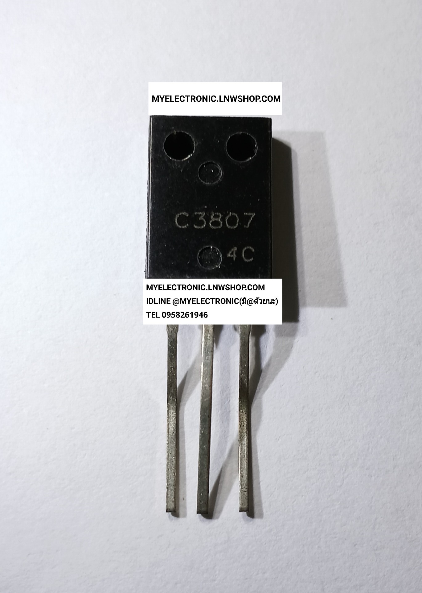 ขาย 2SC3807 ตัวถังTO-126 ยี่ห้อ 2S C3807 TRANSISTOR ทรานซิสเตอร์ ราคา ตัวละ . . . . . . . หน่วย บาท