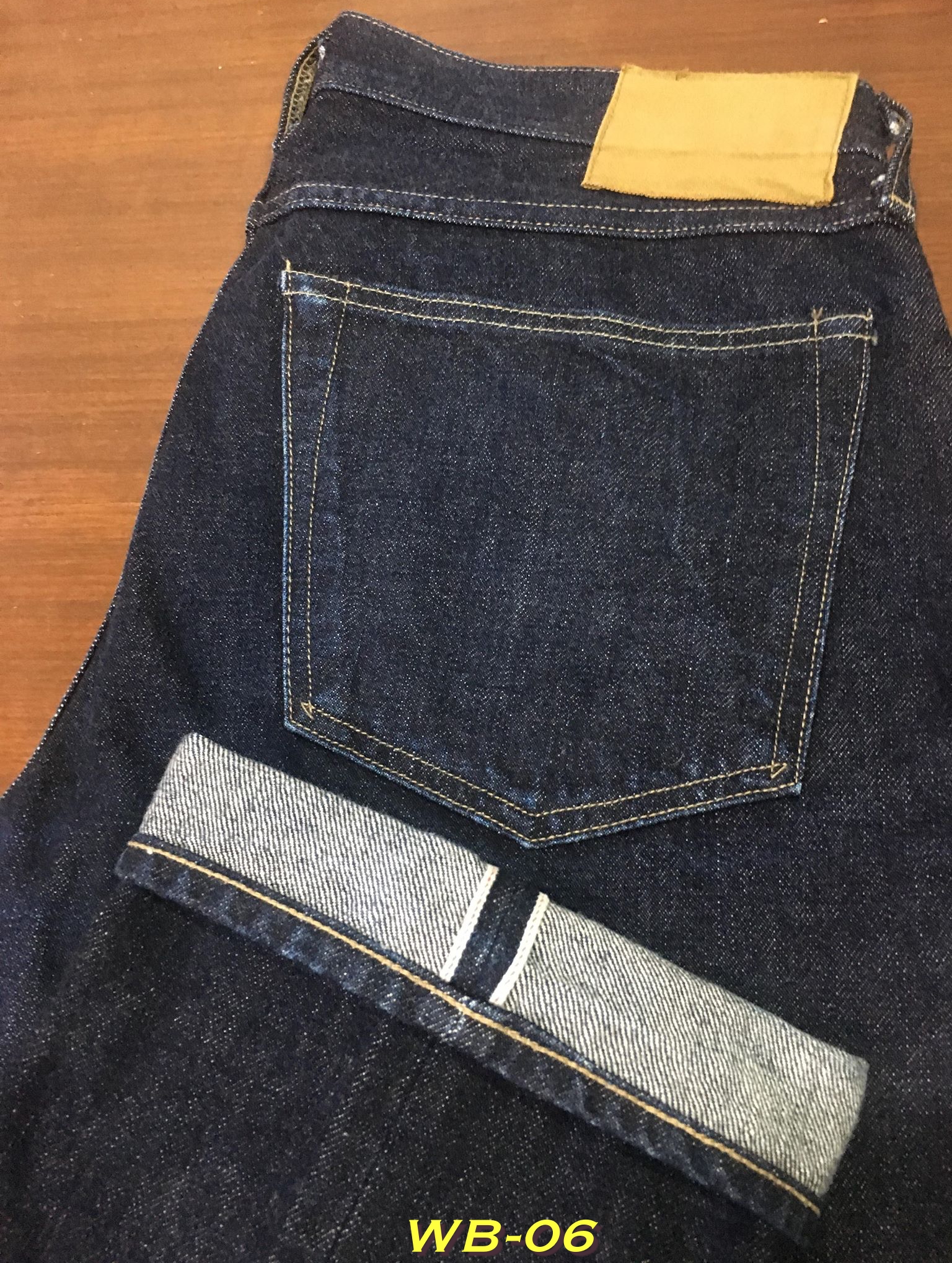 6. Wallace & Barnes ขากระบอกตรง ริมแดง เอว 33 ยาว 30 Made in USA