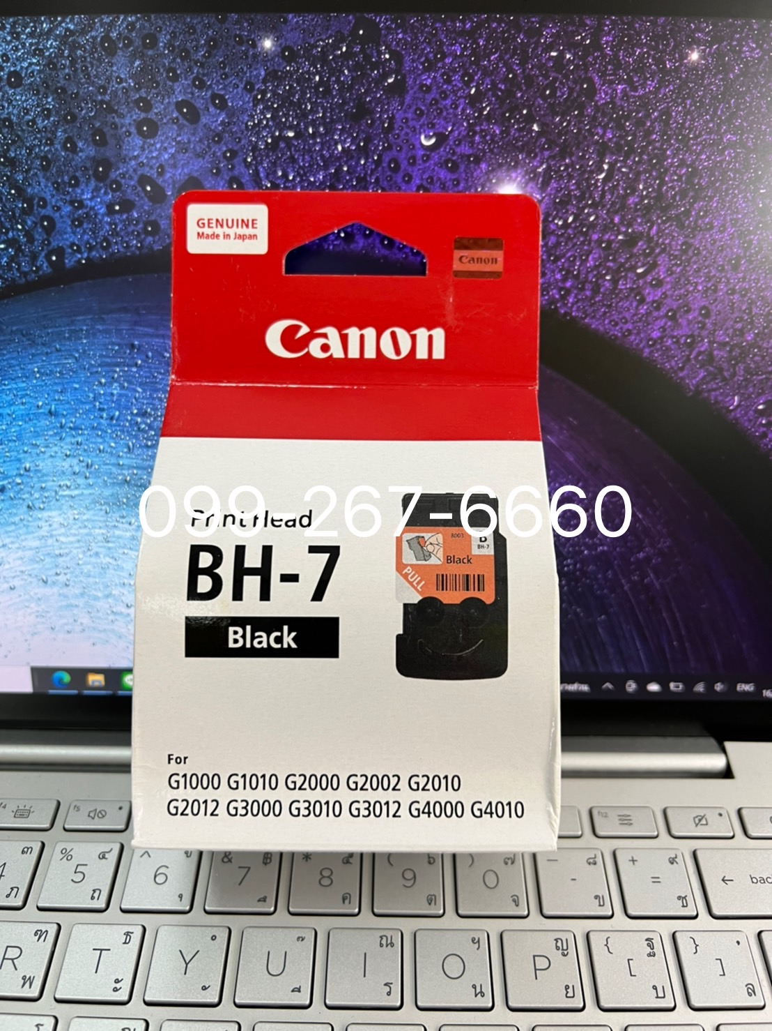 "หัวพิมพ์ดำ" PRINTHEAD CANON G1000/G2000/G3000/G1010/G2010/G3010/G4010