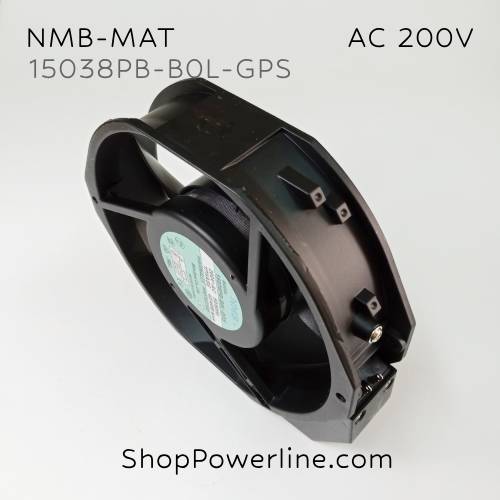 พัดลม Fan NMB-MAT (15038PB-B0L-GPS) AC200V 172x150x38mm 40/42W (2pin)