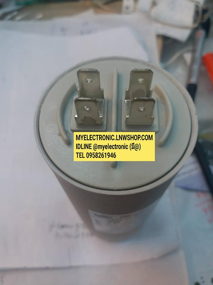 ขาย 70UF450V AC ยี่ห้อ DUCATI ดูกาตี้ ของแท้ ทรงกระบอก พลาสติกสีเทา ขนาดเส้นผ่านศูนย์กลางอ้วน50MM.สูง120MM.สูงรวมขั้ว130MM. C70UF450VAC ราคา ตัวละ . . . . . หน่วย บาท