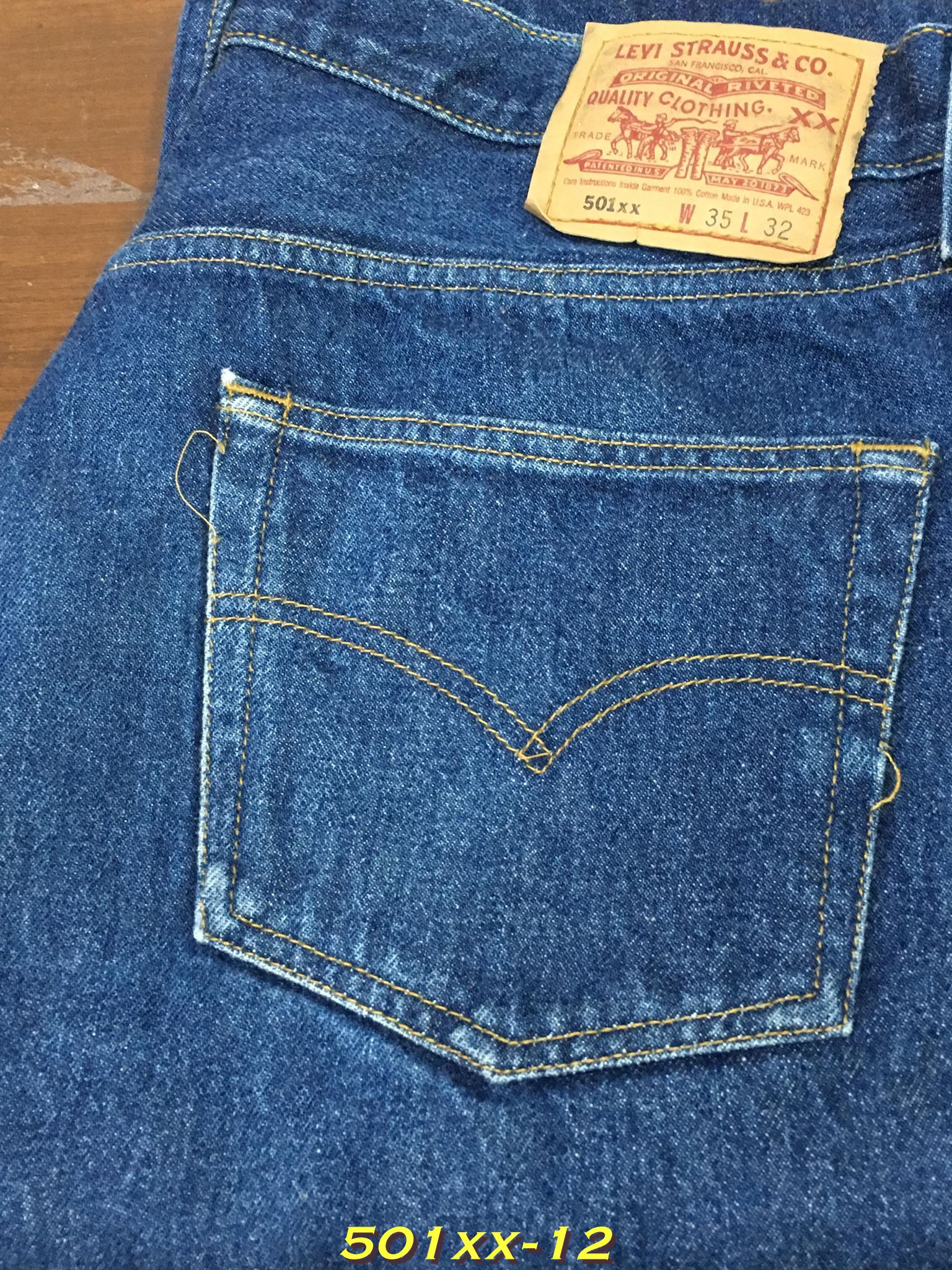 12. Levi’s 501xx Made in USA ปี 1997 เอว 35 ยาว 30