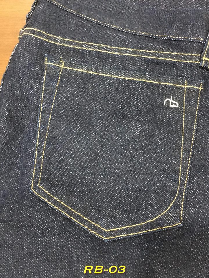 3. Rag & Bone ริมแดง Fit 3 กระบอกเล็ก เอว 33 ยาว 31 Made in USA