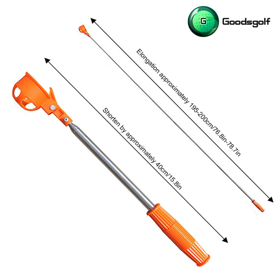 ไม้เก็บลูกกอล์ฟ แบบยืดหดได้ Mivanta Golf Ball Retriever Tool Locksking