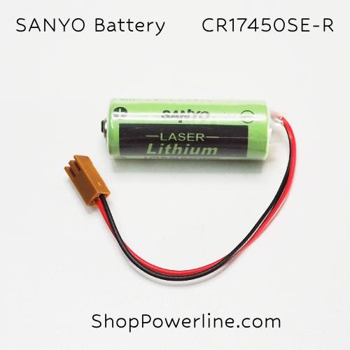 แบตเตอรี่ Battery SANYO (CR17450SE-R, A98L-0031-0012) 3V (Brown Plug)
