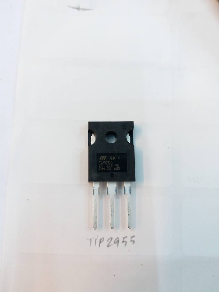 ทรานซิสเตอร์เบอร์TIP2955ราคาตัวล่ะตัวถังTO-247ยี่ห้อST MICROELECTRONICSTRANSISTERชนิดNPN