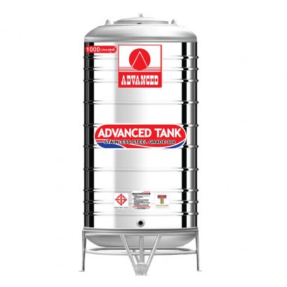 แท้งค์น้ำสแตนเลส แอ็ดวานซ์ ADVANCED รุ่นทรงสูง AVH1100 ขนาด 1100 ลิตร (มอก.)