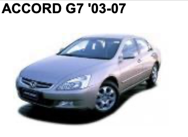 HONDA ACCORD G7 '03-07