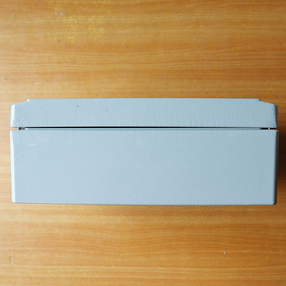 กล่องอลูมิเนียมกันน้ำ IP66 สีเทา ขนาด 200 X 130 X 78 มม.