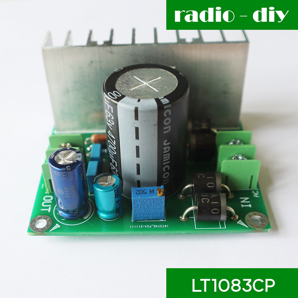วงจร Regulator แบบ linear ใช้ IC เบอร์ LT1083CP 7 A