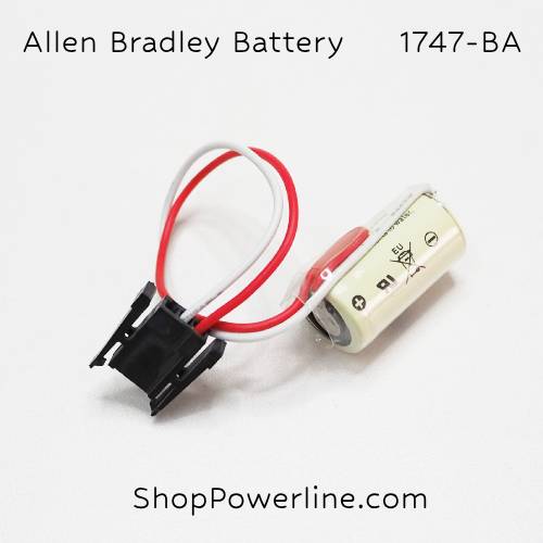 แบตเตอรี่ Battery Allen-Bradley (AB 1747-BA, CR14250SE) 3V (Black Plug)