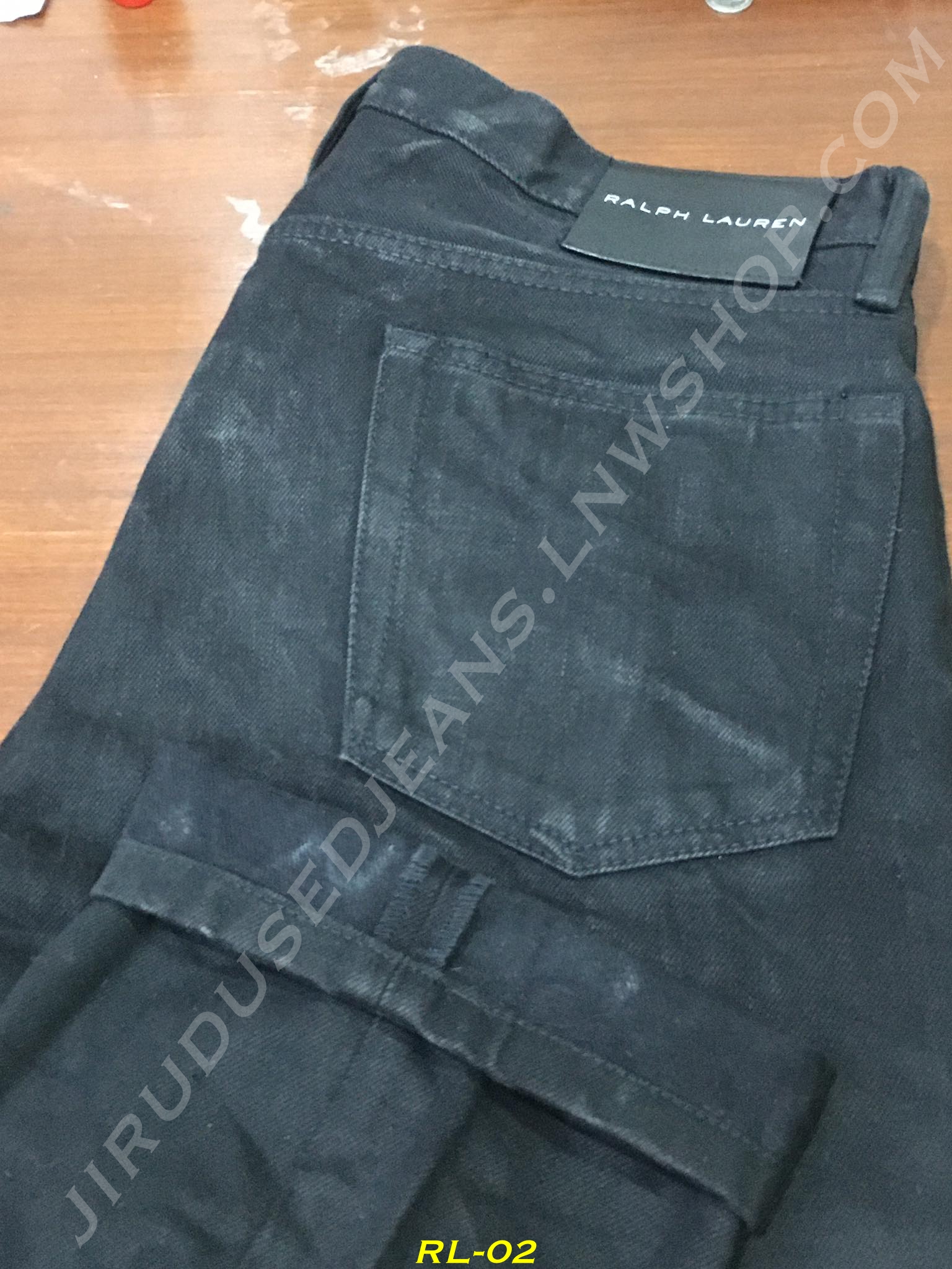 2. กางเกงยีนส์ Ralph Lauren สีดำ - Obsidian Black-USA กระบอกตรง เอว 35 ยาว 31 Made in Turkey