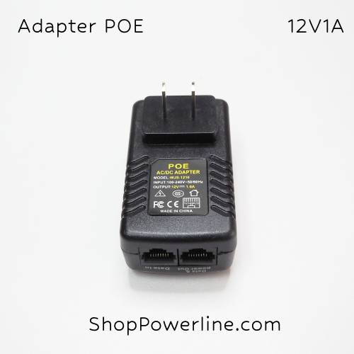 อะแดปเตอร์ Adapter POE 12V 1A 12W