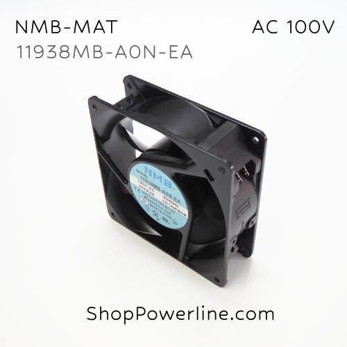พัดลม Fan NMB-MAT (11938MB-A0N-EA) AC100V 120x120x38mm 15/14W (2pin)