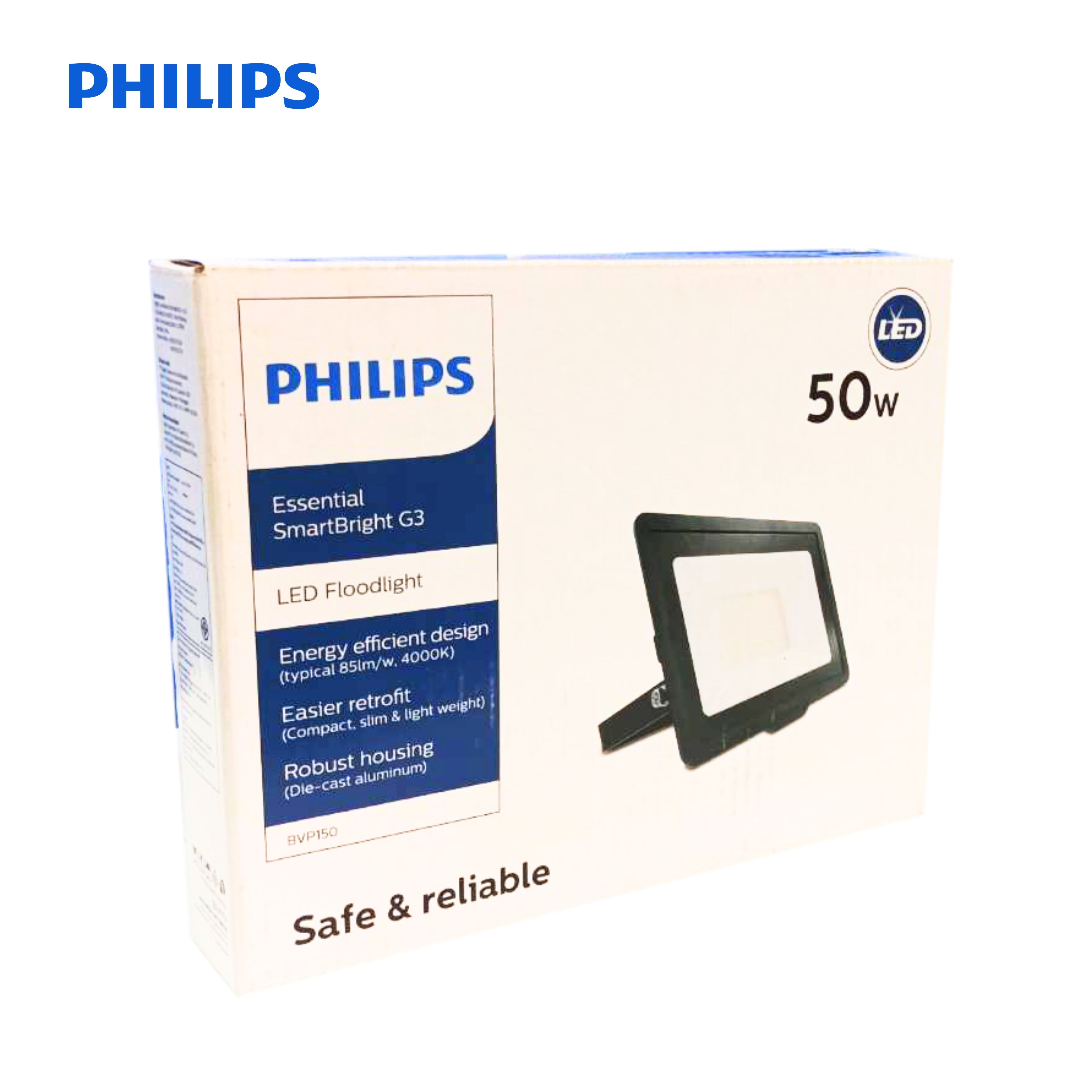 Philips LED Floodlight โคมฟลัดไลท์ BVP150 LED42/CW 220-240V 50W SWB CE G3 Cool White (แสงขาว)