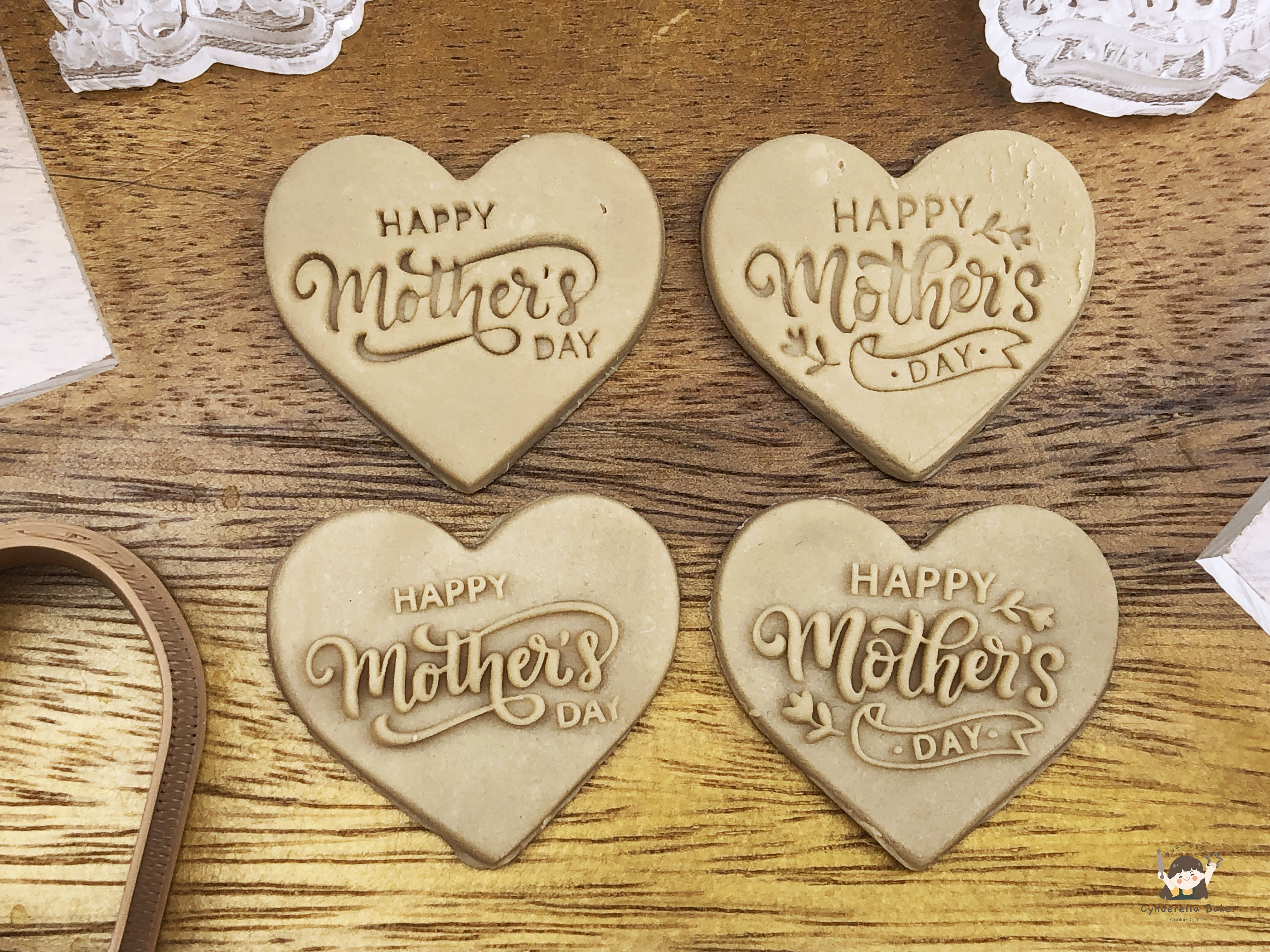 พิมพ์ Stamp(อะคริลิค) ลาย Happy Mother's Day (เลือกแบบด้านใน)