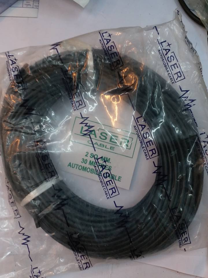 สายไฟอ่อนสีแดงเดินวงจรขนาด1.5มม.เส้นทองแดงฝอย1ม้วนยาว30เมตรWIRE COLOR RED 1.5MM สายไฟ1.5SQMM1ม้วน=30เมตรยี่ห้อLASER CABLEสายไฟ1.5มม.สีน้ำแดงสายไฟ1.5MMราคาม้วนล่ะ