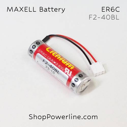 แบตเตอรี่ Battery Maxell (ER6C, F2-40BL) 3.6V (White Plug)