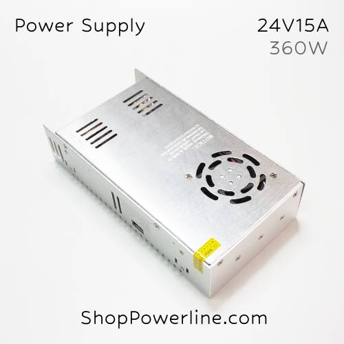 อุปกรณ์จ่ายไฟ Power Supply 24V 15A 360W