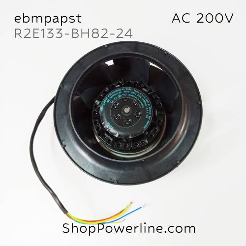 พัดลม Fan ebmpapst (R2E133-BH82-24) AC200V 133x75mm 22/26W (4wire)