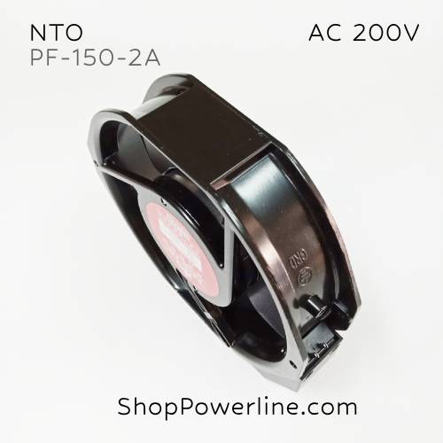 พัดลม Fan NTO (PF-150-2A) AC200V 172x150x38mm 30/32W (2pin)