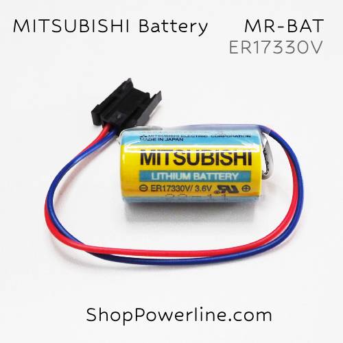 แบตเตอรี่ Battery Mitsubishi (ER17330V, MR-BAT) 3.6V (Black Plug)