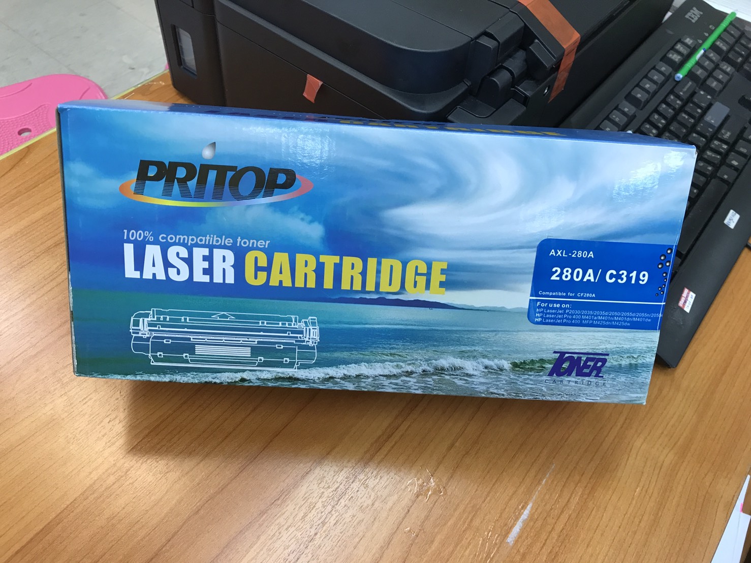 ตลับหมึกเทียบเท่า LASER HP 80A BK (ดำ) (PRITOP)