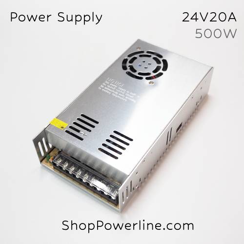 อุปกรณ์จ่ายไฟ Power Supply 24V 20A 500W