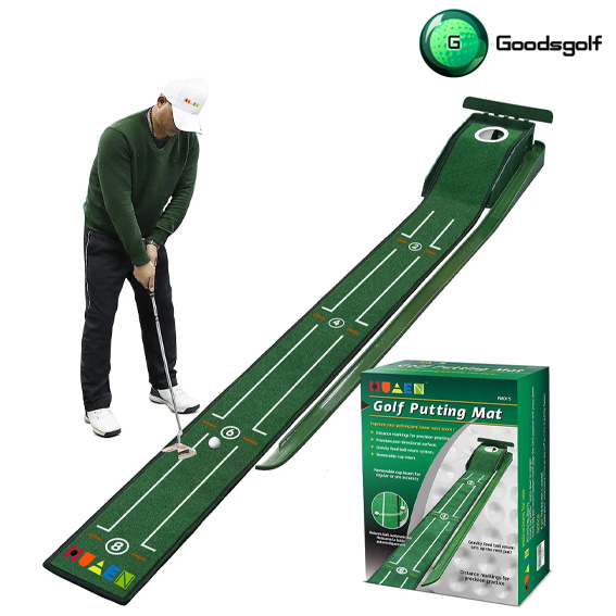 Golf Putting Mat พรมซ้อมพัตมีราง