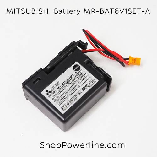 แบตเตอรี่ Battery Mitsubishi (MR-BAT6V1SET-A, MR-J4) 6V (Orange Plug)