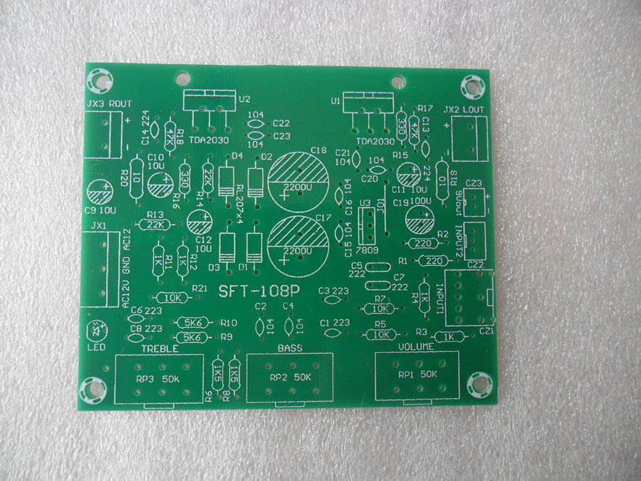 ชุดคิท วงจรขยายเสียง TDA2030 stereo