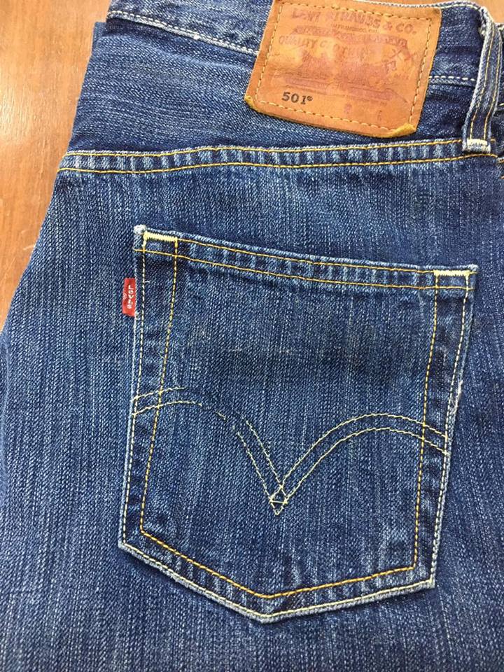 Levi's 501 Capital E ริมแดง Made in USA เอว 30 ยาว 33