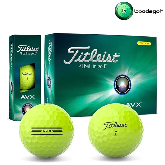 ลูกกอล์ฟ Titleist AVX 2024 Yellow