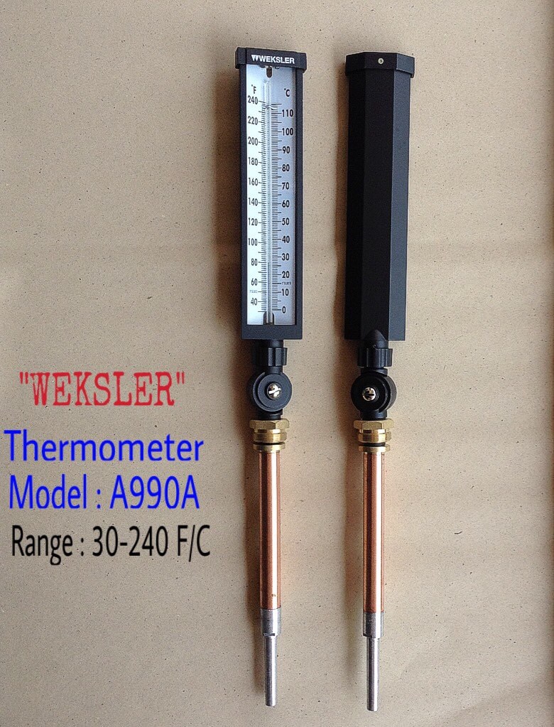 A990A 30/240 F 0/110 C WEKLSER THERMOMETER