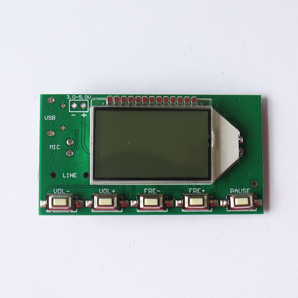 โมดูลเครื่องส่งวิทยุ FM ขนาดเล็ก 76-108 MHz ใช้ไฟเลี้ยง 5 โวลต์