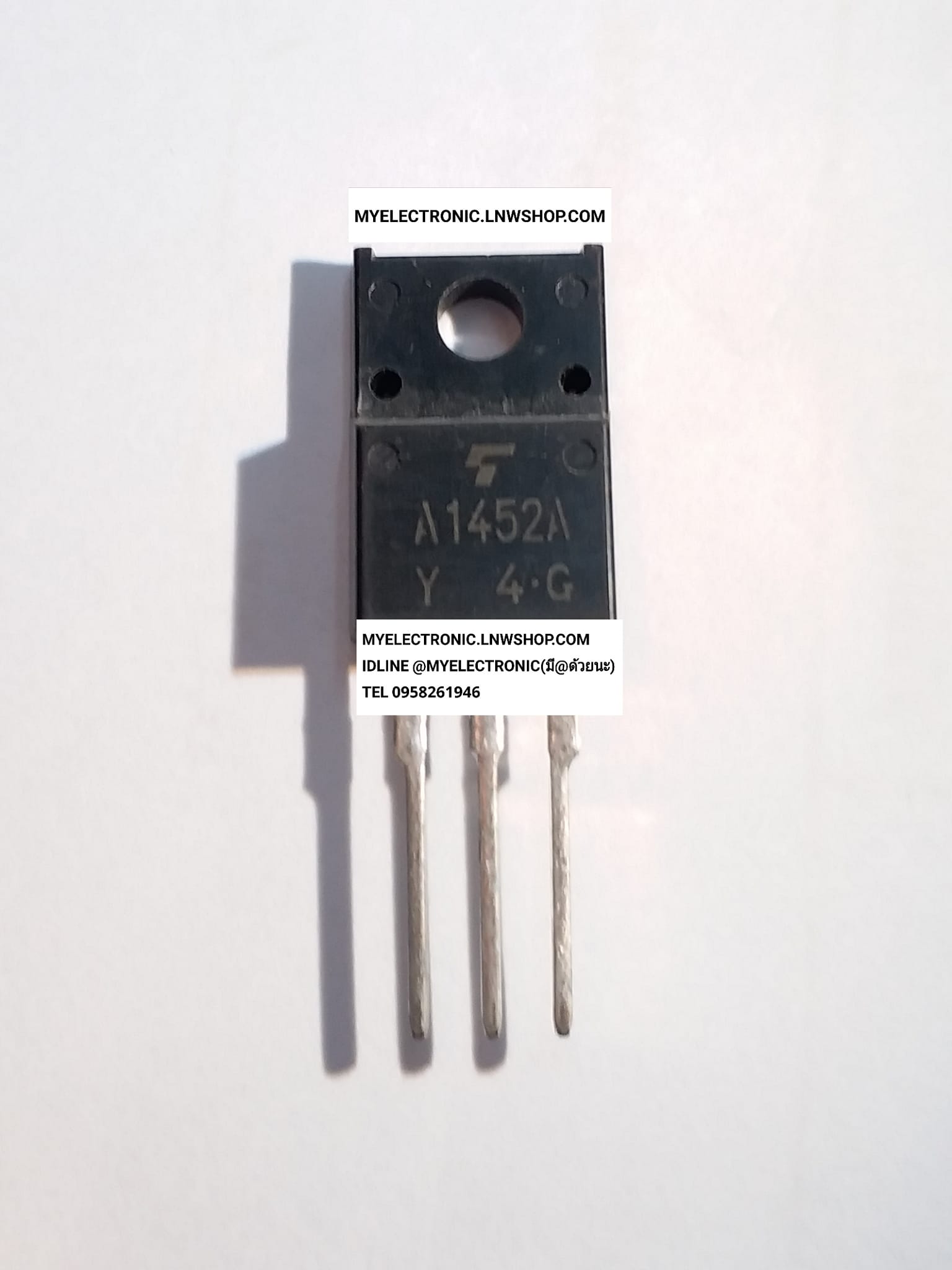 ขาย 2SA1452A ทรานซิสเตอร์ TRANSISTOR 2SA1452 A ตัวถังTO-220F 2S A1452A Y 2SA1452 AY ยี่ห้อ ราคา ตัวละ . . . . หน่วย บาท