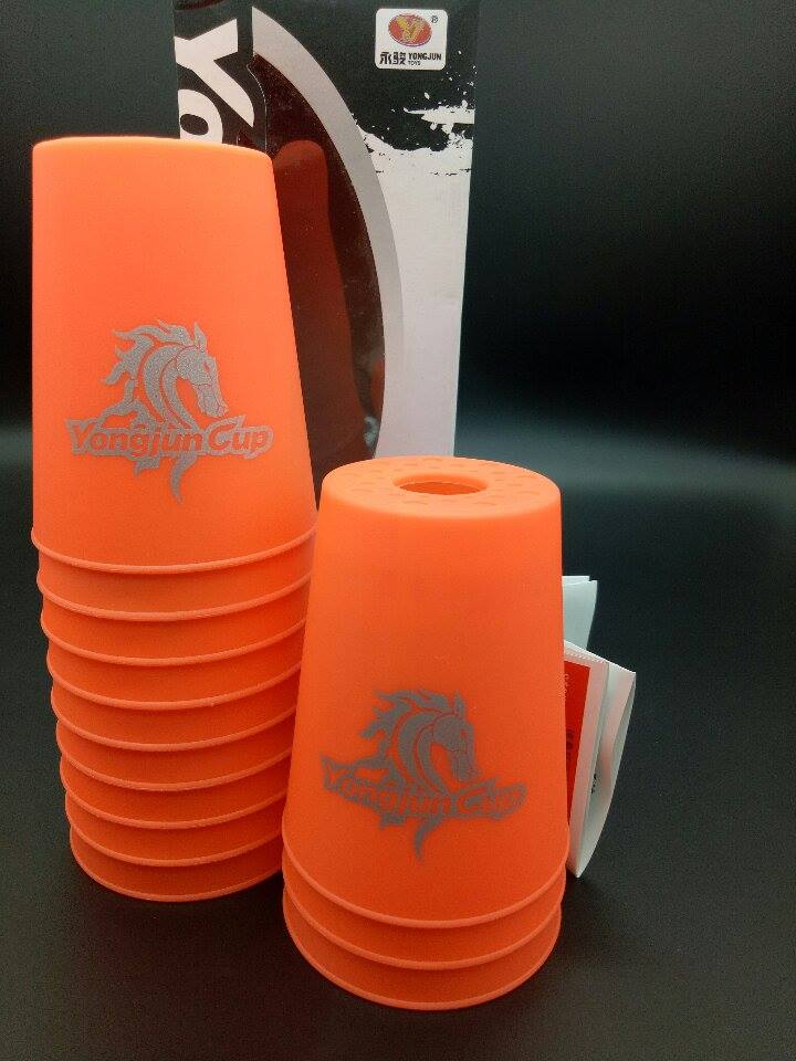 แก้วสแต็ค Speed Stack ของเล่นเด็ก เสริมพัฒนาการ ฝึก กล้ามเนื้อ yj cup orange ของแท้ เล่นลื่น เล่นสนุก สแต็ค.สแต็ก.สแตก.แก้วสแต็ก