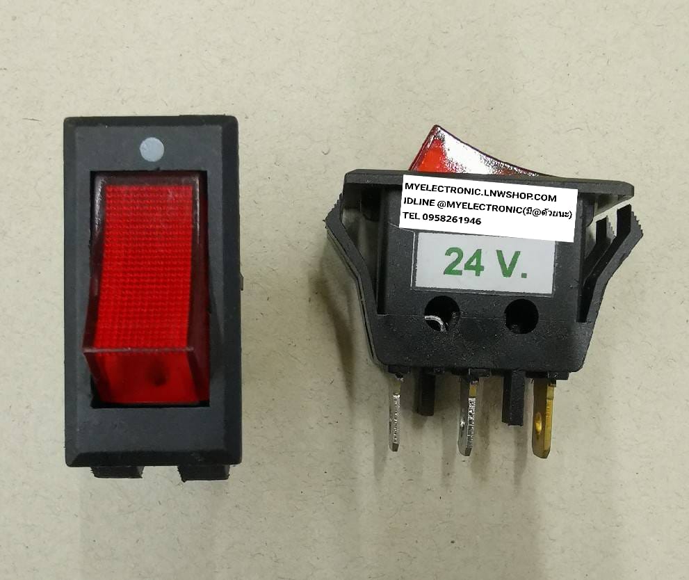 ขาย สวิทช์ไฟเหลี่ยม24V3ขา , สวิทช์ไฟ24V3ขา 1จุด สวิทช์24V3ขา สวิตช์ สวิทช์ ไฟ เหลี่ยม 24V 3ขา ราคา ตัวละ หน่วย . . . . บาท