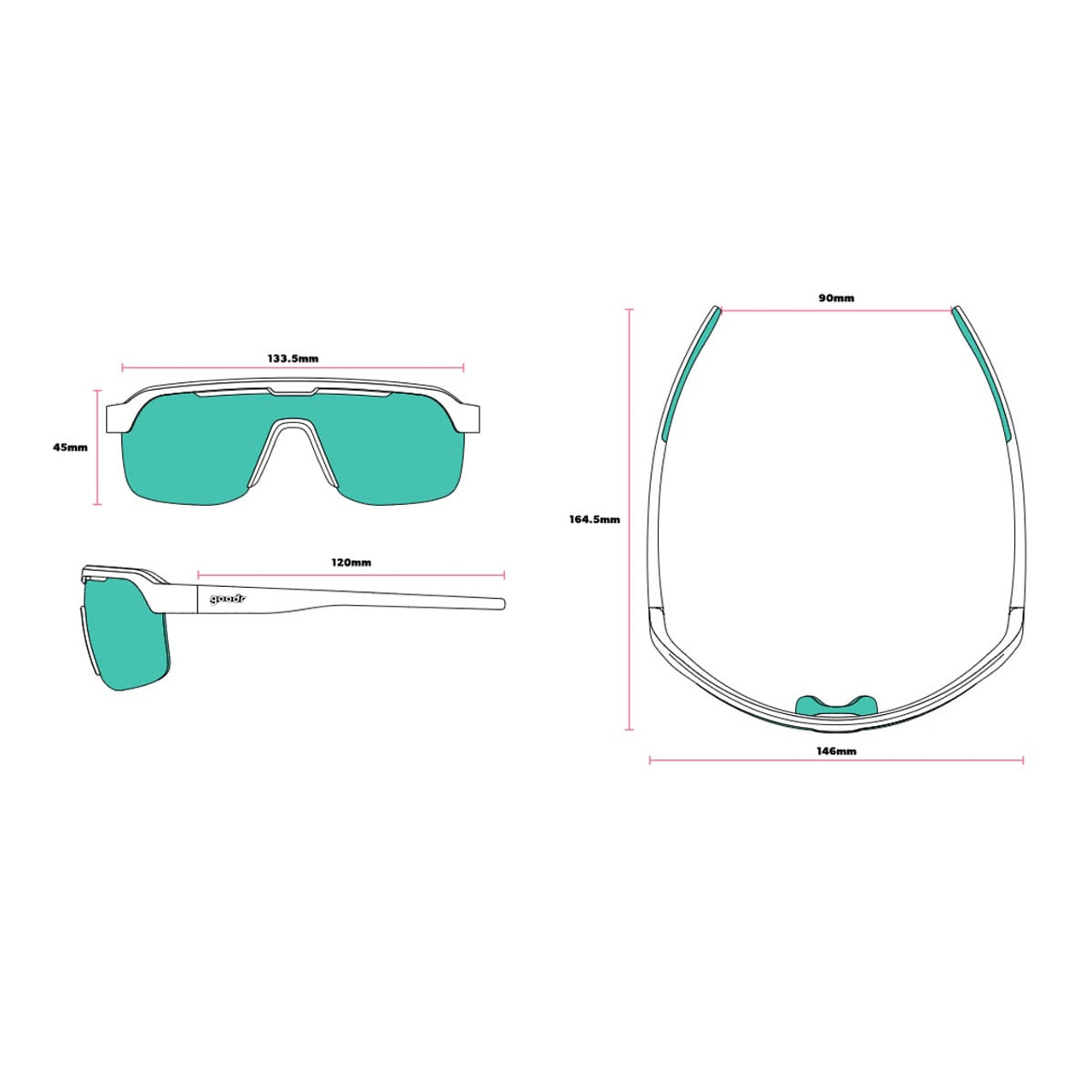 แว่น Goodr - Do It for the Victory Dance - BLG