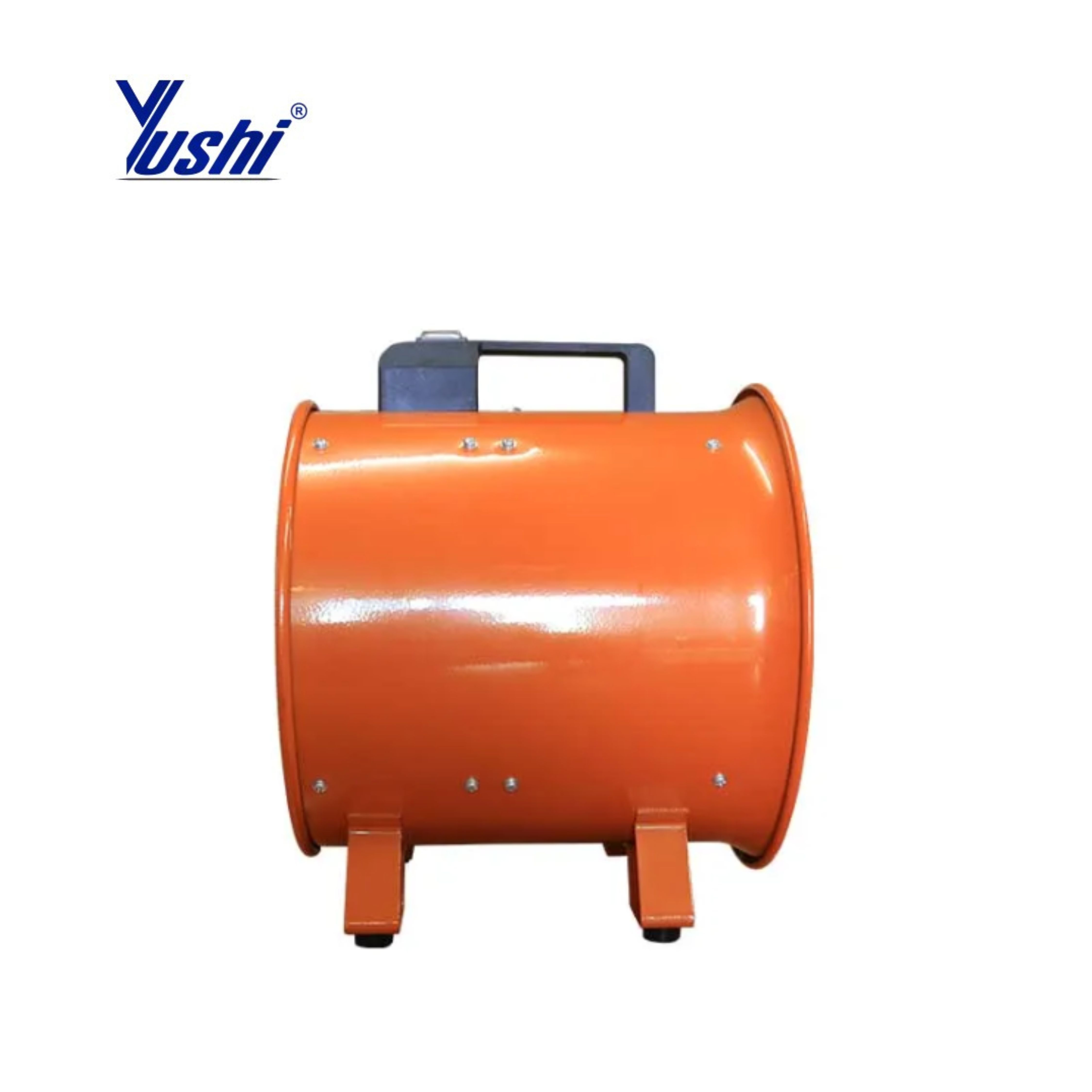 YUSHI พัดลมท่อดูดอากาศ 7 ใบพัด รุ่น PVT-20 ขนาด 8 นิ้ว สีส้ม-ดำ มอก.934-2558