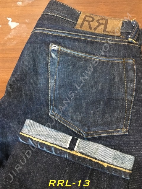 13. RRL Jeans - Slim Fit ริมแดง เอว 34 ยาว 32 Made in USA