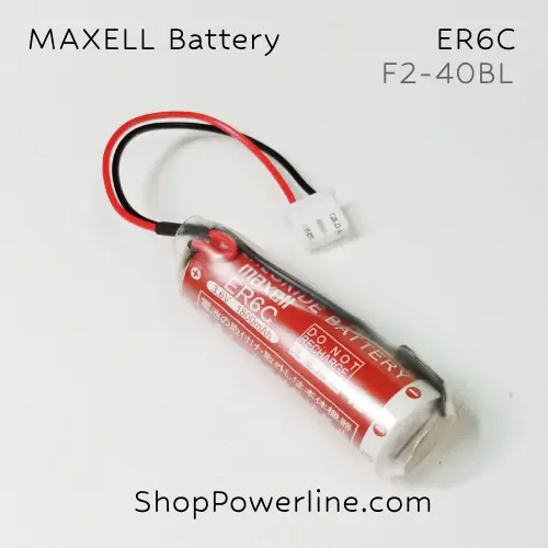 แบตเตอรี่ Battery Maxell/Japan (ER6C, F2-40BL) 3.6V (White Plug)