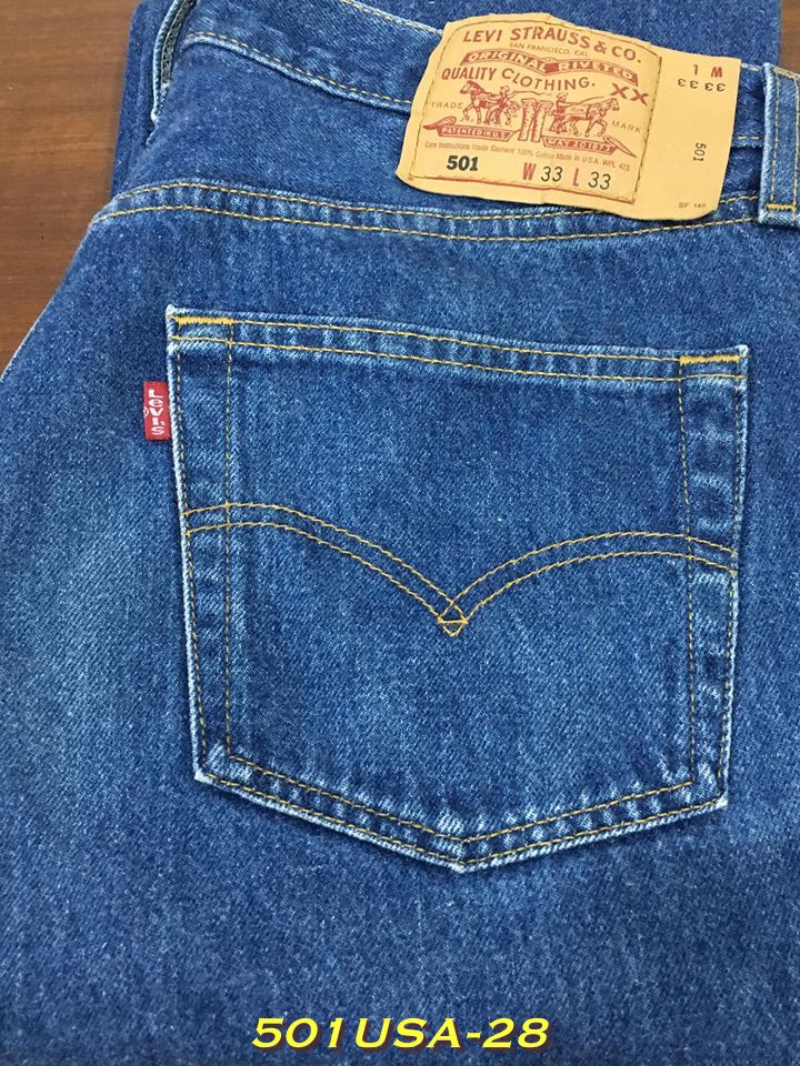 28. Levi's 501 เอว 33 ยาว 33 Made in USA ปี 2000