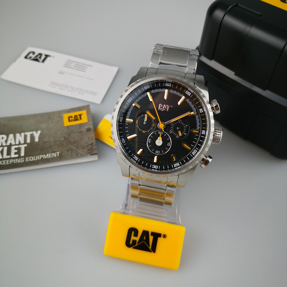 นาฬิกา CAT รุ่น PODIUM chrono รหัส AE.143.11.131 ตัวเรือนและสายสแตนเลส