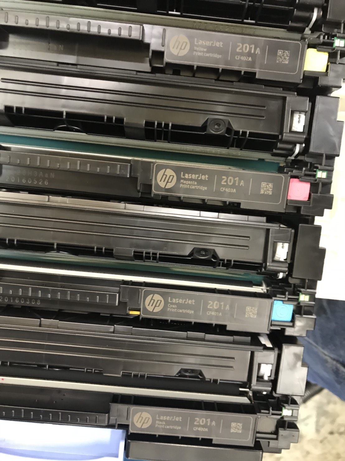 ตลับหมึกของแท้ LASER HP 201A สีแดง (M)
