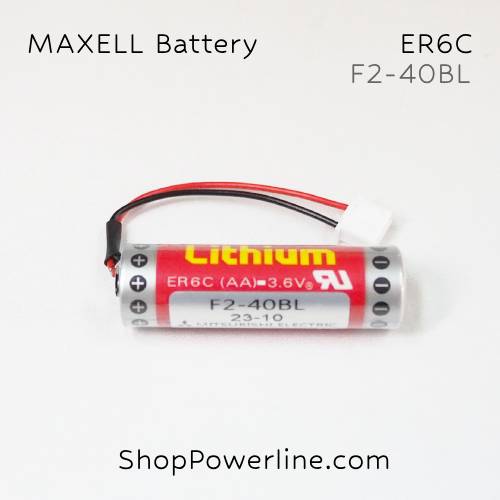 แบตเตอรี่ Battery Maxell (ER6C, F2-40BL) 3.6V (White Plug)