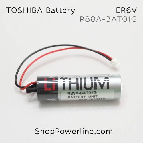 แบตเตอรี่ Battery TOSHIBA/Japan (ER6V, R88A-BAT01G) 3.6V (White Plug)