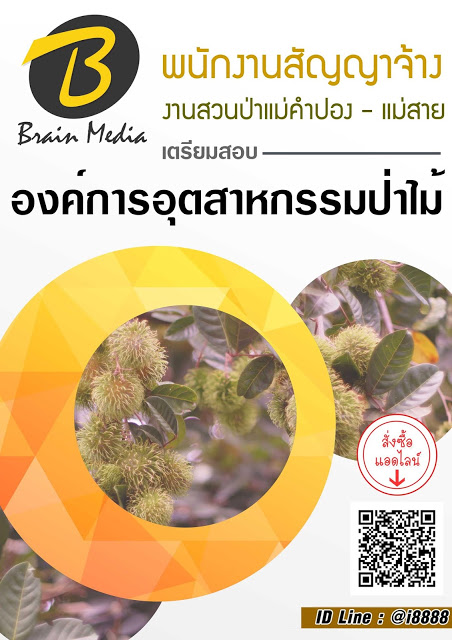 โหลดแนวข้อสอบ พนักงานสัญญาจ้าง งานสวนป่าแม่คำปอง – แม่สาย องค์การอุตสาหกรรมป่าไม้